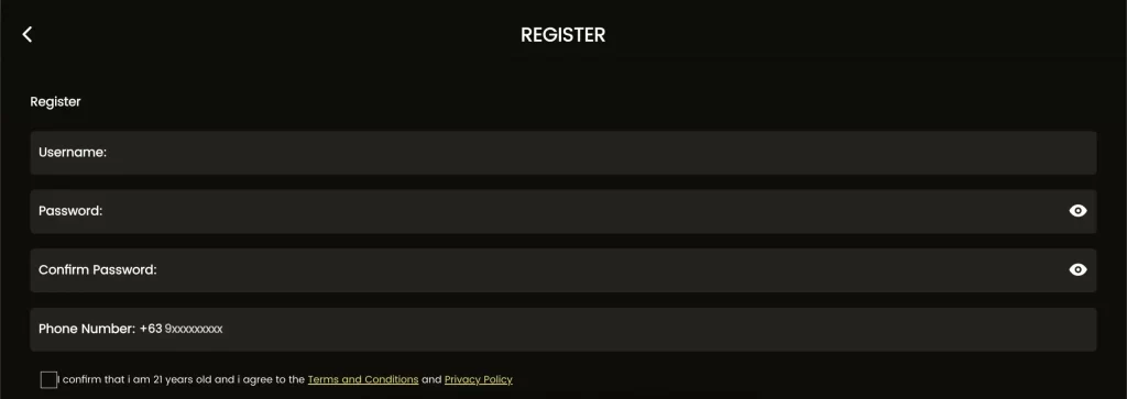 JL18 registration process screen guiding players to create an account, log in, explore games, and access the casino app download