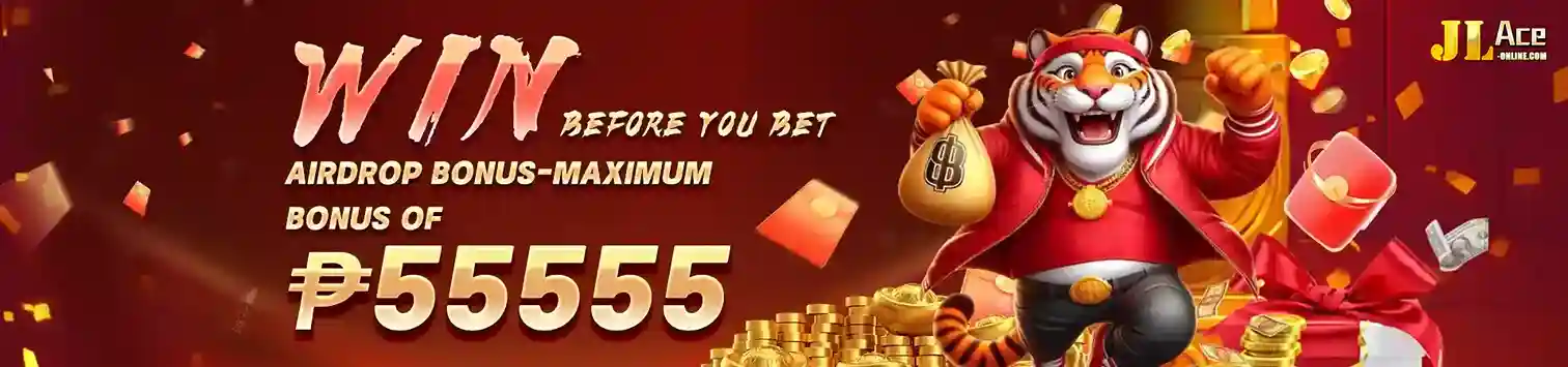 JL18 online casino homepage banner showing exciting casino games with login registration access and mobile app download for players